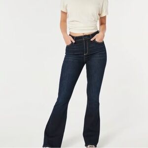 Elegant Navy Flare Jeans